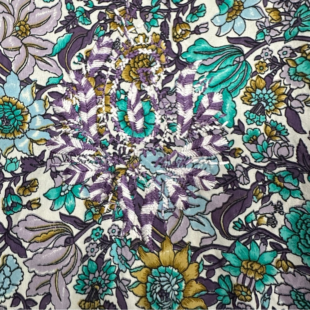 Soft Surroundings Multicolor Floral Swim Cover-Up - Picture 10 of 13